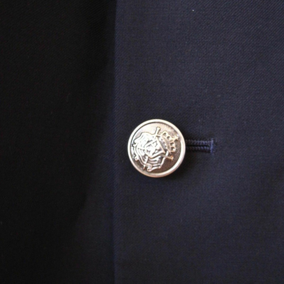 Michael Kors Mens 44L Navy Wool Blazer - Picture 4 of 8